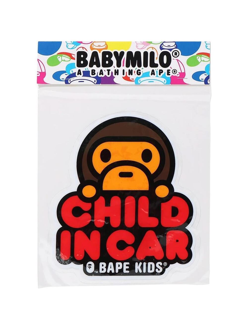 BAPE x Baby Milo Store Child In Car Sticker - A Bathing Ape